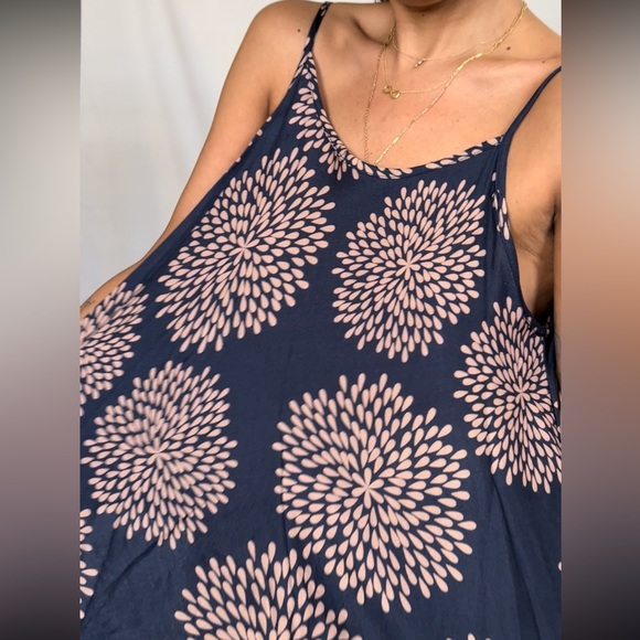 Moroccan camisole with navy print súper flowy and comfortable - Picture 5 of 7